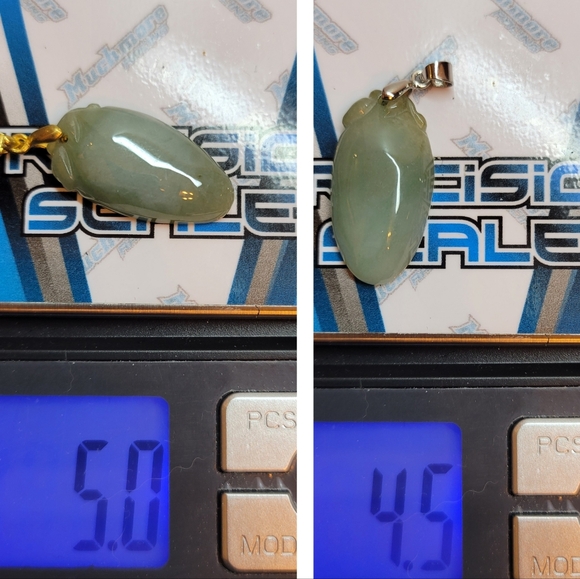 Lot of jade pendants charms coin bundle - Picture 8 of 10